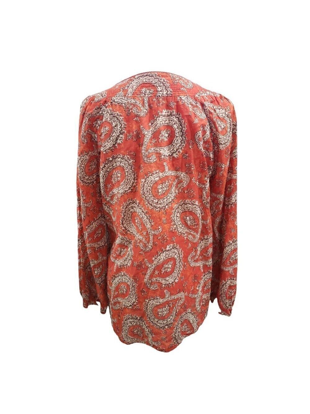 Banana Republic Womens Long Sleeve Printed Blouse Medium - Picture 3 of 5